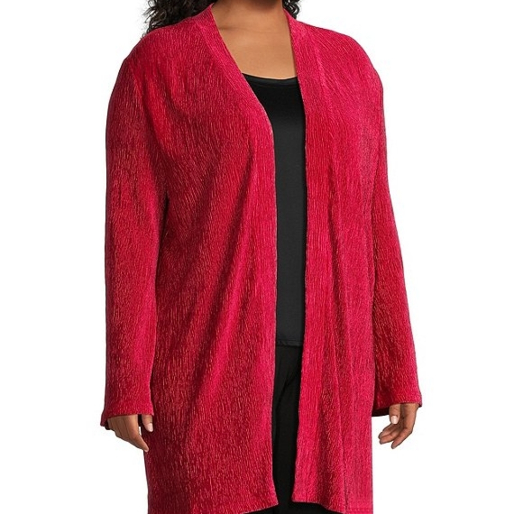 Investments Red Women's Cardigan. NWT